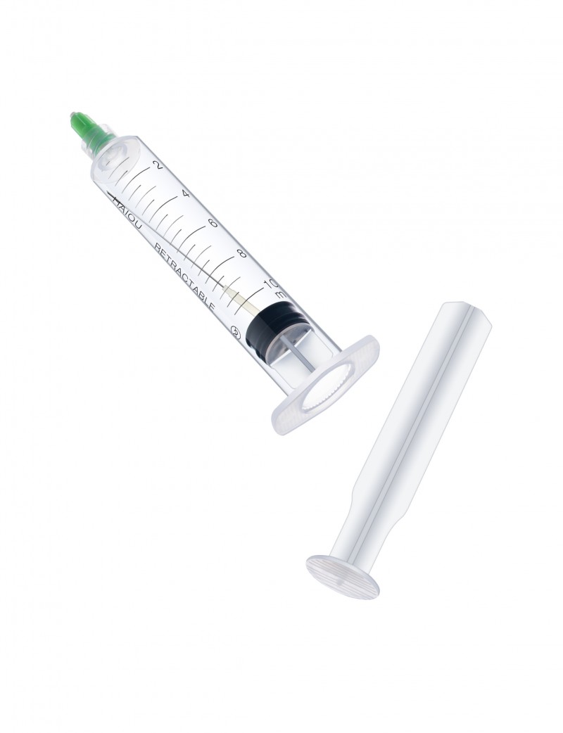 一次性使用回拉式自毀注射器