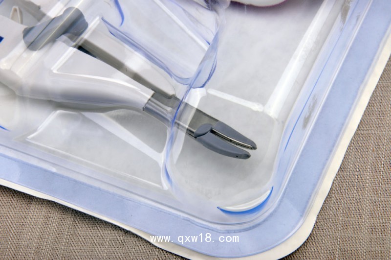 柯惠腹腔鏡開口鉗、彎形小鉗口開放手術(shù)閉合分割器LF1212
