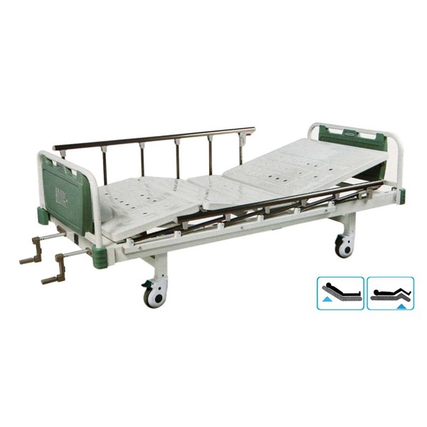 銘泰手動(dòng)雙搖護(hù)理病床S2系列手動(dòng)病床，手搖式病床，雙搖病床