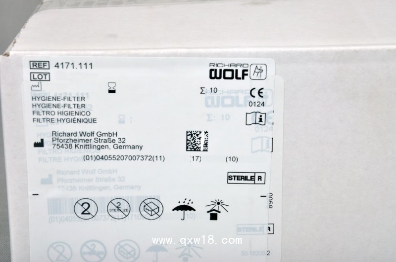 德國(guó)狼牌Wolf 氣腹機(jī)過濾、衛(wèi)生過濾器 4171.111