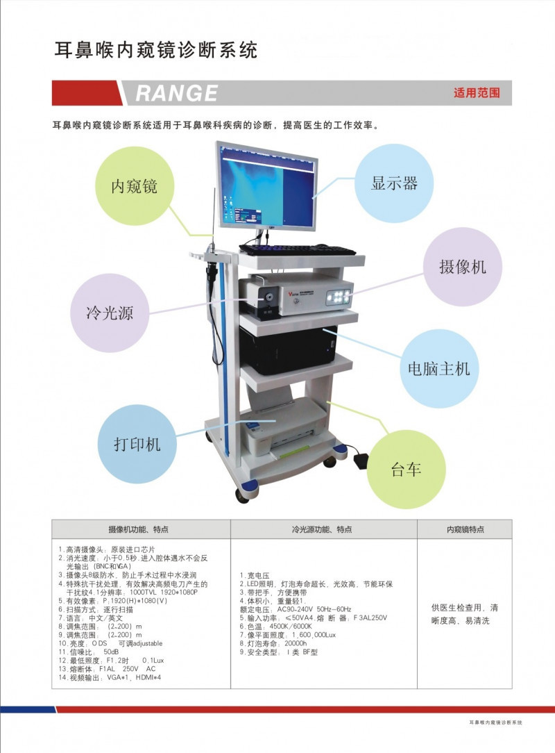 醫(yī)用內(nèi)窺鏡攝像系統(tǒng)，耳鼻喉內(nèi)窺鏡攝攝像系統(tǒng)，內(nèi)窺鏡檢查系統(tǒng)