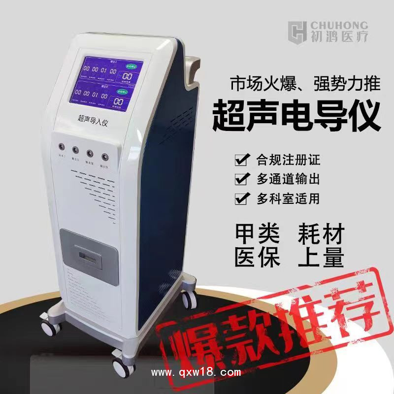 初鴻超聲波透藥治療儀 超聲波藥物導(dǎo)入治療儀YKX-CD