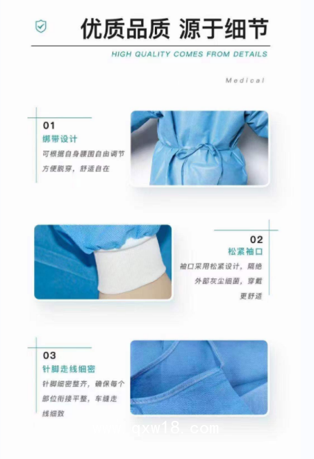 東貝醫(yī)療 一次性使用無菌手術(shù)衣  代理+貼牌