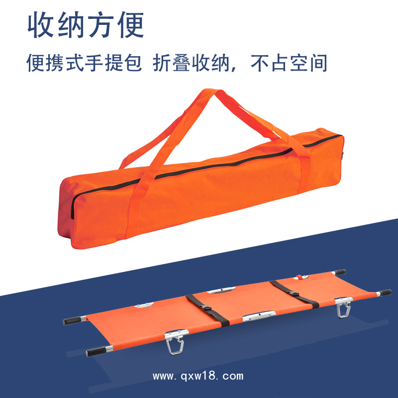 日新折疊擔(dān)架醫(yī)用不銹鋼擔(dān)架推車(chē)120急救推車(chē)簡(jiǎn)易救援擔(dān)架