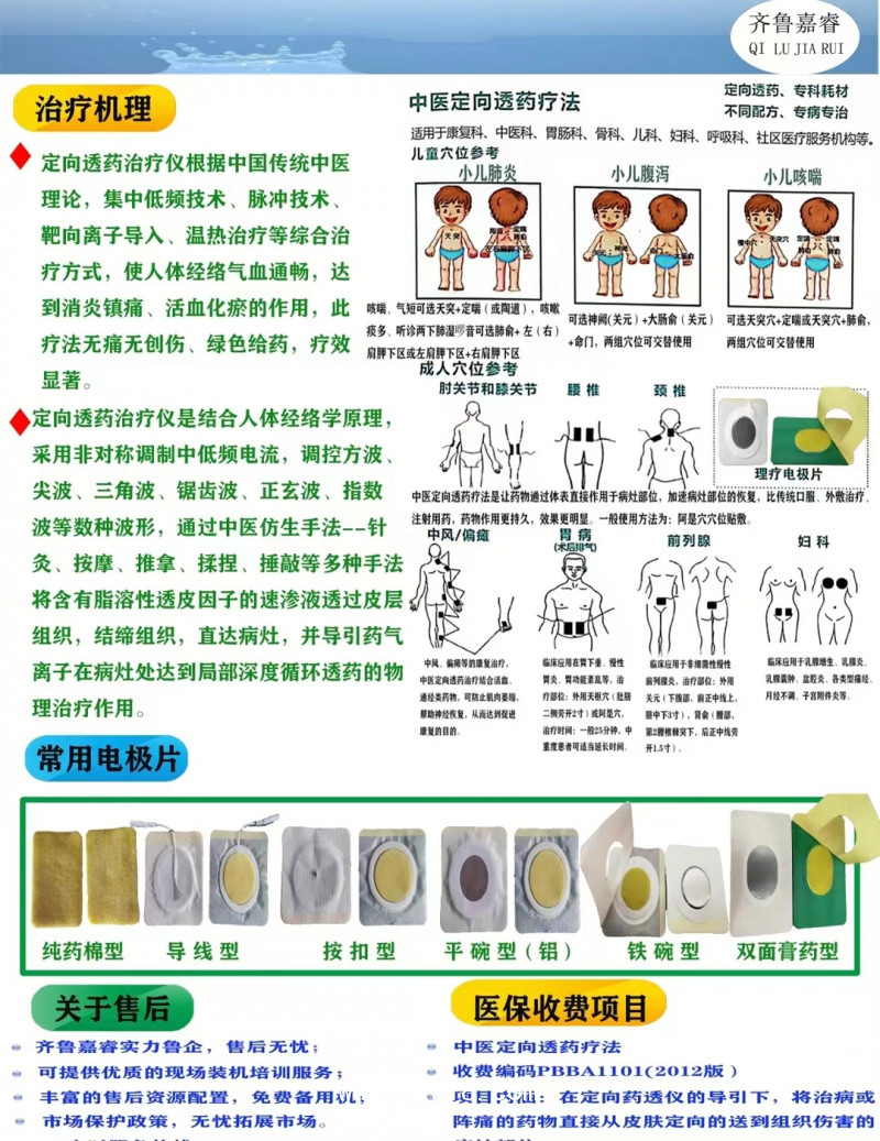 定向透藥治療儀中醫(yī)定向透藥治療藥透