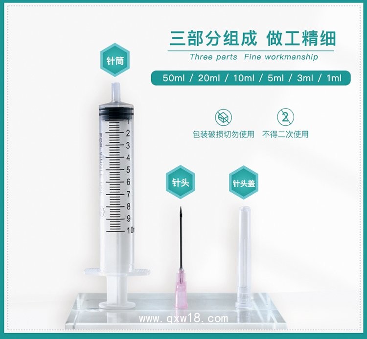 醫(yī)用無菌注射器生產(chǎn)廠家 自毀式配藥用獨(dú)立包裝
