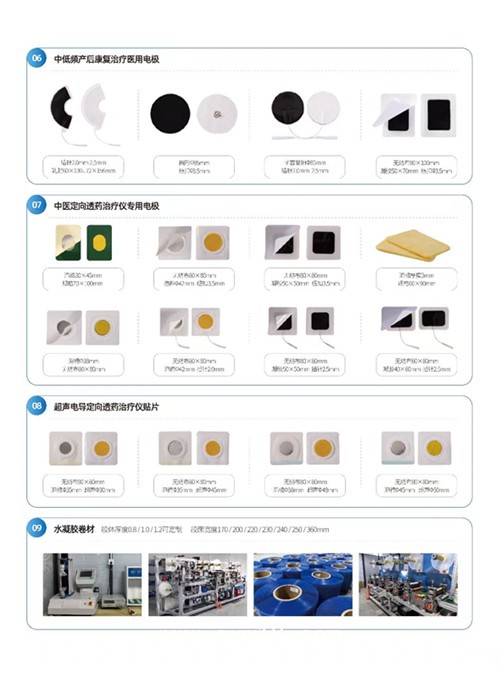 各種規(guī)格型號理療電極片，可定制